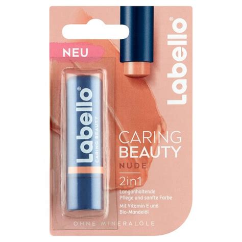 Labello Caring Beauty Nude Colored Lip Care 4 8 G Tesco Online Tesco