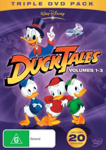 Ducktales Volume 1 2 3 20 Episodes New Dvd Donald Duck Tales Region