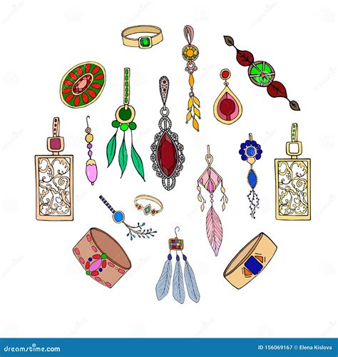 Art And Collectibles Gorgeous Girls Accessories Clipart Fashion Jewelry
