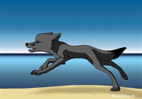 Dog Running Animation Enhanced By Goldentigerdragon On Deviantart