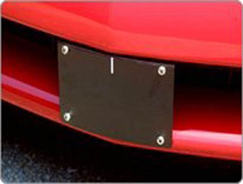 Corvette How To Install Front License Plate Bracket Corvetteforum