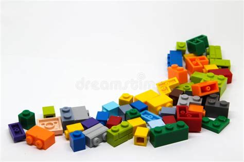 Building Blocks Isolated On White Background Stock Image Image Of