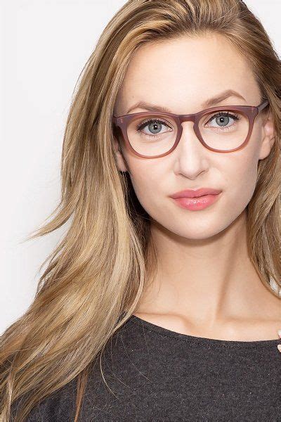 providence cat eye matte brown frame glasses for women with images glasses for oval faces