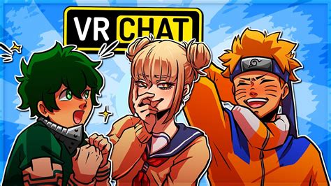Deku And Naruto Go On A Date With Toga In Vrchat Youtube