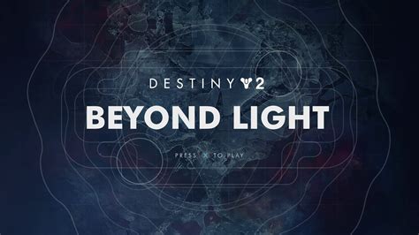 Destiny 2 Beyond Light Start Screen Concept Motw Youtube