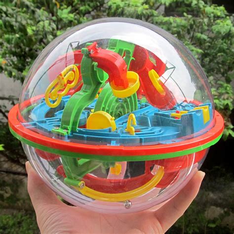 3d Dreamy Maze Ball Brain Teaser Toy Game Intellect Ball Learning