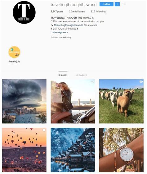 50 Instagram Accounts That Will Feature Your Epic Travel Photos