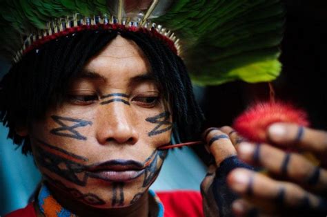 Pintura Corporal Indigena Nativebrazilian Indiobrasileiro Pinturaindigena Belezaindigena