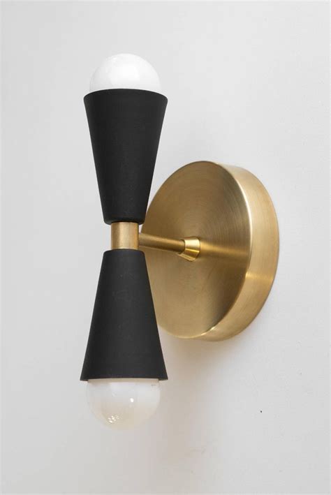 Black Cone Sconce Modern Lighting Light Fixture Wall Sconce Unique