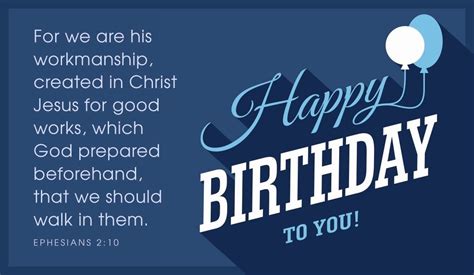 Happy Birthday To You Ephesians 210 Happy Birthday Prayer