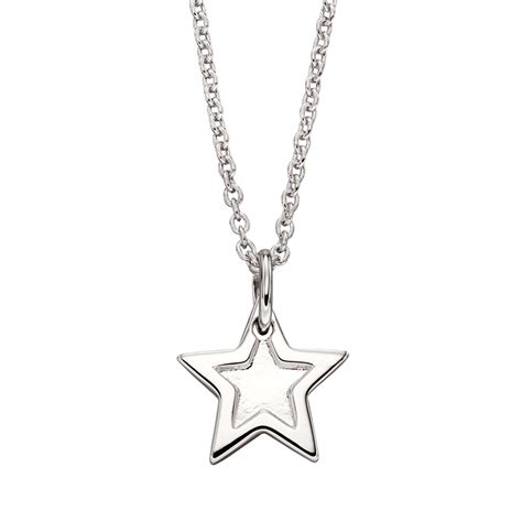 Mummy And Me Silver Star Pendant Set Little Star Jewellery