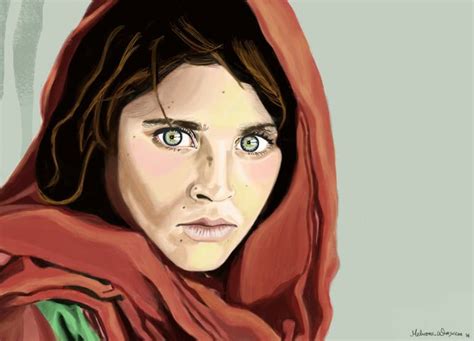 Afghan Girl Painting By Mehrooz Waseem Saatchi Art