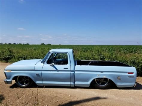 1973 Ford F100 Short Bed 2 Wheel Drive Ls Swap Bagged Classic Ford F
