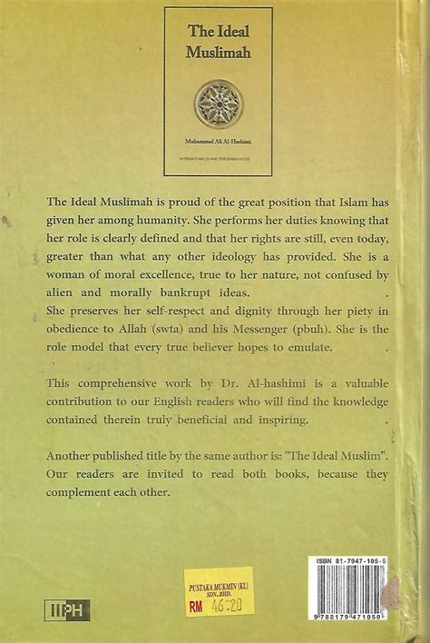 the ideal muslimah by muhammad ali al hashimi pustaka mukmin kl malaysia s online bookstore