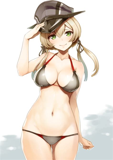 Hình nền Prinz Eugen KanColle Bộ sưu tập Kantai Anime cô gái Ngực