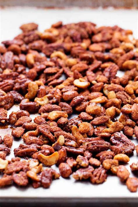 Roasted Cinnamon Sugar Candied Nuts The Recipe Critic