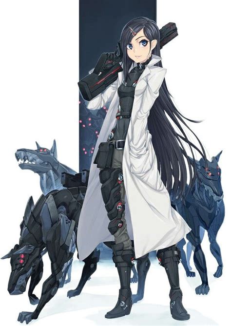 Anime Scientist With Robot Dogs Rpnation
