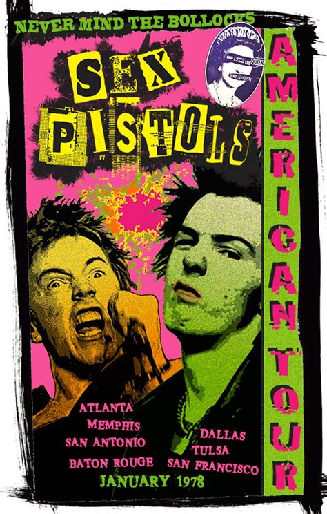 Sex Pistols American Tour Poster 1978 Etsy Free Nude Porn Photos