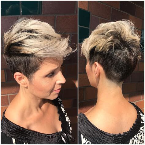 Two Tone Pixie Cut