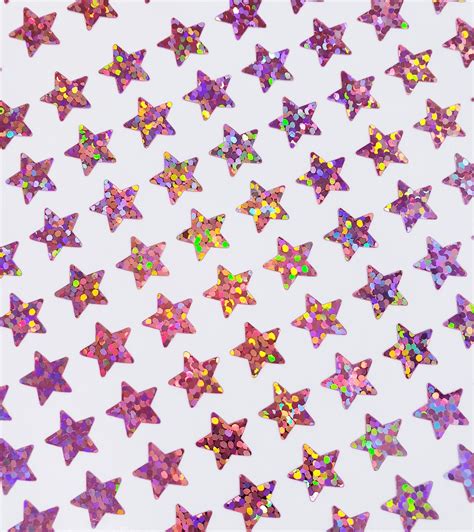 Light Pink Star Stickers Looking For A Unique Way To Add Some Sparkle