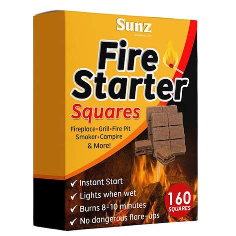 Seattle Mall Fire Starter Squares 160 Larger And Safer Starters For
