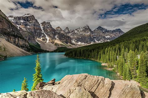 Moraine Lake Banff National Park Alberta Canada Photograph By