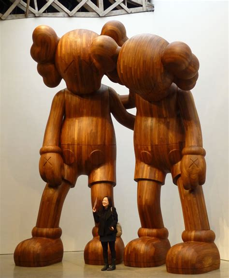 Kaws Giant Wood Sculptures