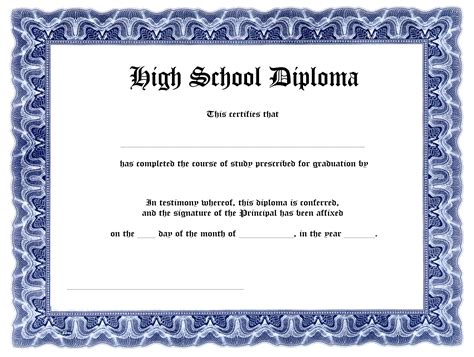 Printable Diploma Free
