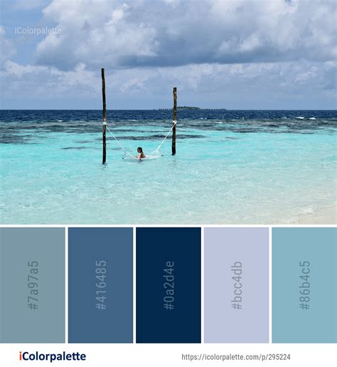 Color Palette Ideas From Sea Water Ocean Image Icolorpalette Ocean