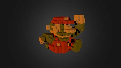 Mario 8 Bit A 3d Model Collection By Belle282010 Sketchfab