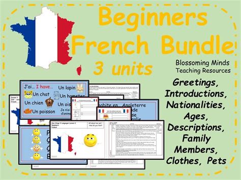 French Lesson Bundle 15 Lessons Teaching Resources French Lessons Learn To Speak French