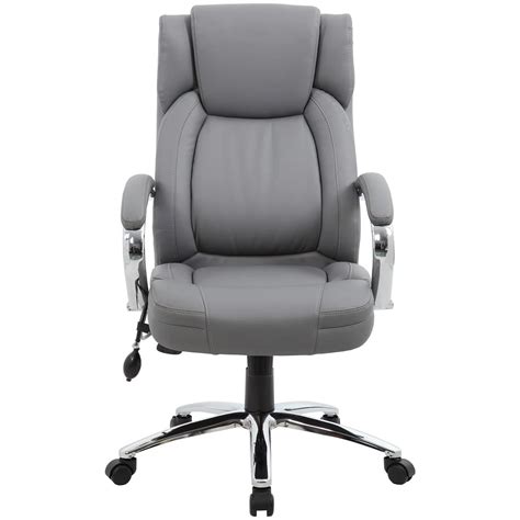 How to correct forward head posture. Posture Executive Grey Leather Office Chair from our ...
