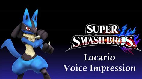 Lucario Voice Impression Youtube