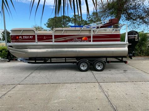 Shop recreational and fishing pontoon inventory online and schedule a visit to our world class showrooms. 2014 Sun Tracker Party Barge 22 DLX Signature pontoon boat ...