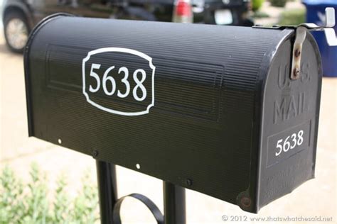 Free shipping and free returns on prime eligible items. DIY Vinyl Mailbox Numbers - That's What {Che} Said...