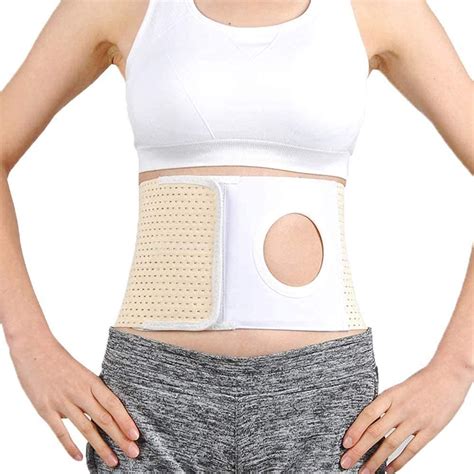 Buy Ljiuug Adjustable Ostomy Hernia Belt Unisex Stomach Truss Binder