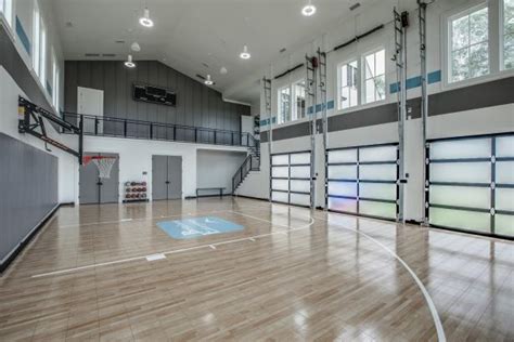 Modern Indoor Basketball Court In Luxury Estate Hgtv