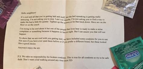 Enjoy The Sex This Letter To A Neighbour Whos Having Noisy Sex Is Pretty Perfect Radio X