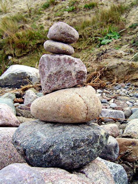 Hd Wallpaper Stone Tower Stacked Stone On Stone Each Other