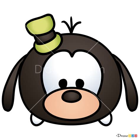 How To Draw Goofy Disney Tsum Tsum