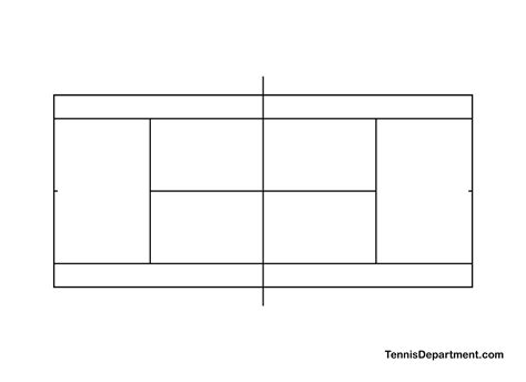 Tennis Court Dimensions And Diagrams Tennis Department