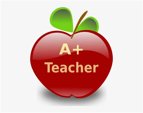 Png Teacher Apple Clipart Teacher Apple Transparent Png 474x599