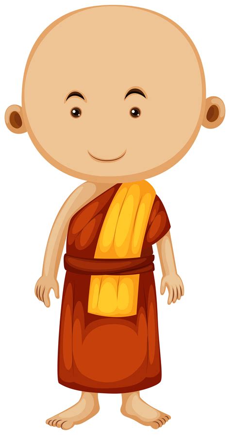 Buddhist Monk Vector Art Icons And Graphics For Free Download