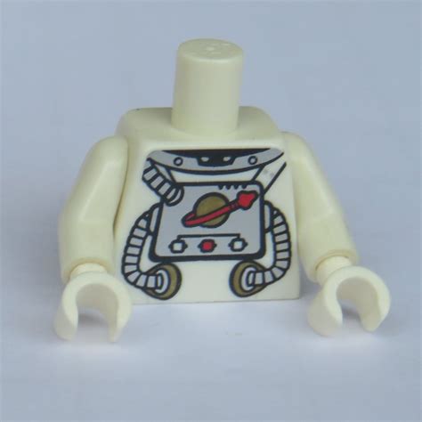 Lego Part 973c27h27pr1540 Torso Spacesuit With Space Logo And Tubes