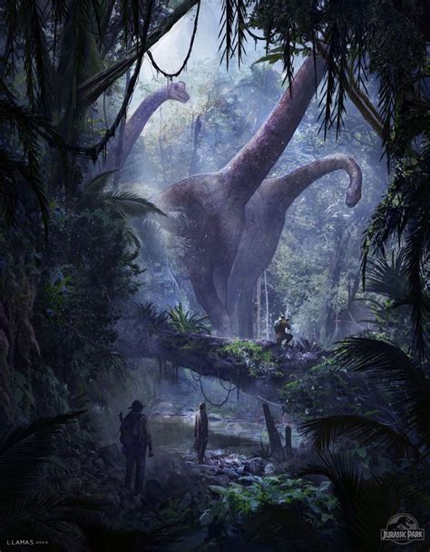 Jurassic Park Concept Art Dinosaur Illustration Jurassic Park World Fantasy Landscape