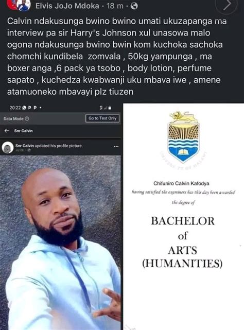 Accused Number One 🇲🇼 On Twitter Kodi Anyamata Aku Chanco Zinthuzi