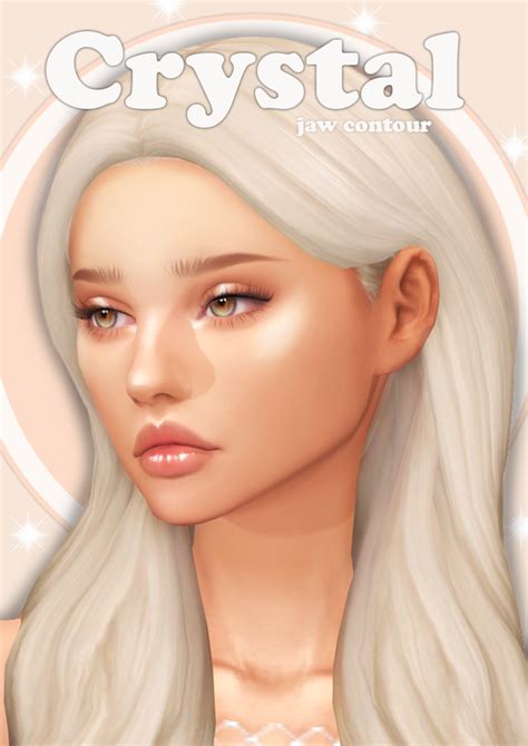 💎 Crystal Jaw Contour 💎 Lady Simmer On Patreon The Sims 4 Skin