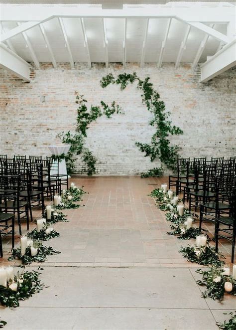 58 Best Greenery Wedding Decor Ideas BiteCloth Wedding Aisle