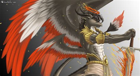 Wallpaper Illustration Anime Wings Sword Dragon Furry Anthro Mythology Wing Fictional