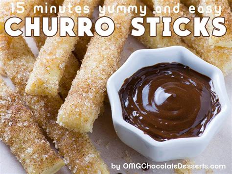 Omg Chocolate Desserts 15 Minutes Churro Sticks Facebook